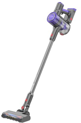 PRIXTON Aspirador Vertical Inalámbrico Sirocco Cyclone 2 en 1, 400 W, 30 kPa, Filtro HEPA H12, Pantalla LED, hasta 40 min Autonomía