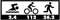SUIFENG Autoaufkleber 15.2Cmx5Cm Triathlon Aufkleber Swim Bike Run 26.2 Autoaufkleber Auto Neues Set Ironman Auto Aufkleber Und Aufkleber Black Sliver