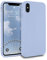 MyGadget Hülle kompatibel mit iPhone XS Max - robuste Handyhülle TPU Case Slim Silikonhülle - Back Cover Kratzfest Schutzhülle matt Baby Blau