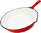 Healthy Choices 8 Enameled Cast Iron Skillet, Red & White, Oven & Dishwasher Safe, 1.76 lbs