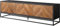DELIFE Fernsehtisch Famke Mango Teak 145 cm 3 Türen Lowboard