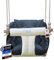 MOAS SHOP® Babyschaukel Indoor aus Hainbuche-Holz mit Anker- und Befestigungsmaterialien für die Decke, Babyschaukel Garten, Schaukel Tragfähigkeit bis 25 Kg, Kinderschaukel Indoor, Kleinkind Schaukel