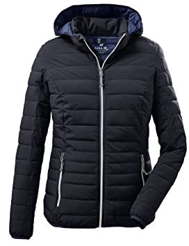 G.I.G.A. DX Damen Steppjacke/Casual Funktionsjacke in Daunenoptik mit abzippbarer Kapuze Uyaka, dunkelnavy, 38, 28041-000