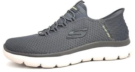 Skechers Summits High Range, Sneaker Uomo, Grigio (Charcoal Mesh Trim), 47.5 EU
