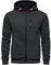 CTU Herren-Kapuzenpullover mit Reißverschluss, langärmelig, Fleece, Sweatshirts für Herren, S-3XL, Dunkelgrau, XXL
