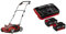 Einhell Akku-Vertikutierer-Lüfter GE-SC 36/35 Li Power X-Change (36 V, 35 cm Arbeitsbreite, Brushless, Messerwalze mit 16 Messern, klappbarer Führungsholm, inkl. 2x 4,0 Ah Akku und Twincharger)