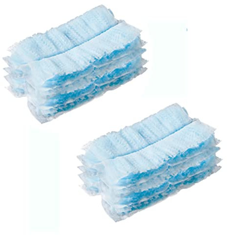 cotocook Fluffy Duster Set, Disposable Dusting Refills Hand Fluffy Duster Magnet for Blinds Hand Duster Refills for PC Keyboard Office Desk Dresser Car Dashboard (5 replacements)