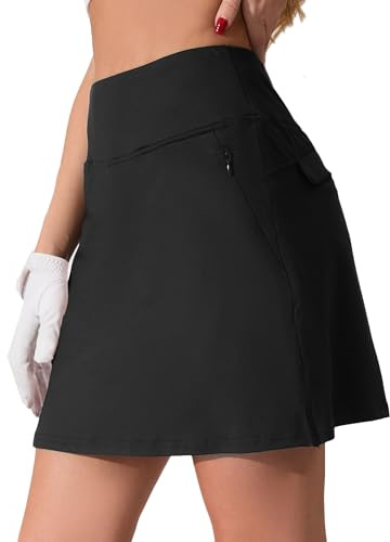 Timuspo Gonna Estiva da Donna, con Pantaloni, a Vita Alta, Activewear