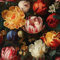 VEELIKE Antike Blumentapete Vintage Tapeten Blumen Schwarz Holländische Tulpen Mustertapete Fototapete Schlafzimmer Romantik Möbelfolie Selbstklebend Tapeten Blumenmotive Wohnzimmer 44.5cm×300cm
