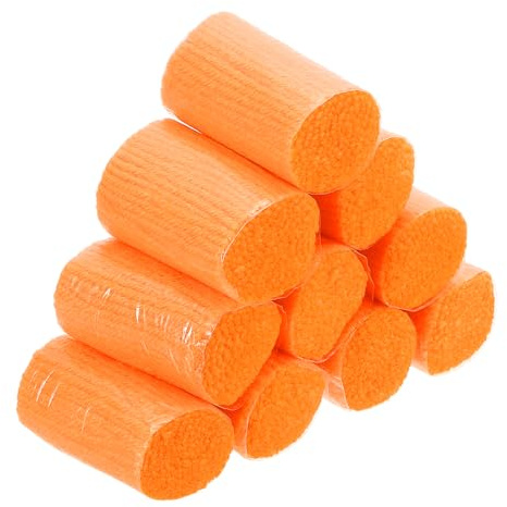 PATIKIL 10 Rolls Latch Hook Yarn Kit, Precut Rugs Yarn for Making Crochet Bundles, Tapestry DIY Craft for Adults Beginners, Orange