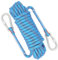 Riisoyu 10m Corde d'escalade Statique, 8mm Cordes de Sécurité Extérieure Rope de Sauvetage Nylon Cordelette Escalade Cordex Alpinisme Rappel Tressée en Polypropylène Cordex Polyvalente D'ExtéRieur