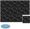 SUBTLETY 3D Wandpaneele Kunststoff 50x50cm Wandverkleidung Deckenpaneele 12 Stück Dekoren Wandtattoos Deckenplatten Hochsteifes PVC Wanddeko Paneele 3m² Wandplatten für Küche Bad Büro (S206 Schwarz)