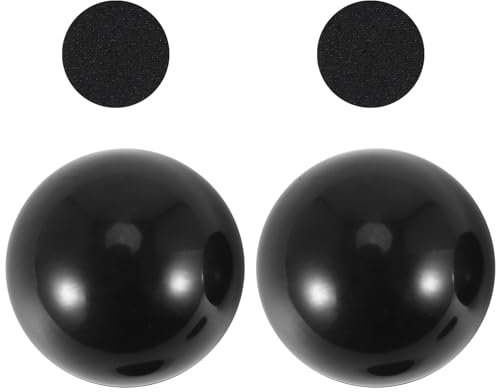 Agwuoetr 2 Pcs Laptop Notebook Black Antiskid Cool Ball Cooler Stand Pad