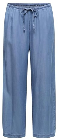 ONLY Damen Onlcharis Life Pull Up Tie Pants WVN Cc