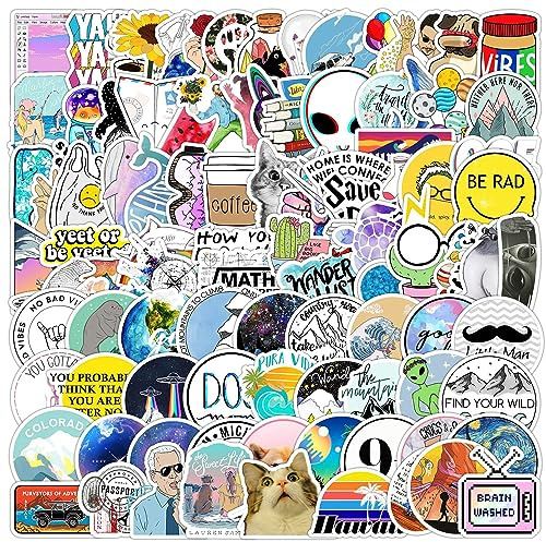 103 Stück Meme Aufkleber, Classic Meme Graffiti Aufkleber, Frische Vinyl Stickers für Laptop Handyhülle Skateboard Snowboard Auto Fahrrad Koffer Helm Motorrad Computer