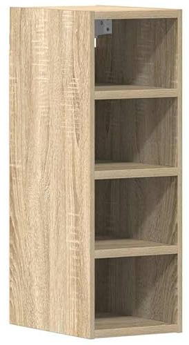 Eleganz Hängeschrank Sonoma-Eiche 20x29,5x60 cm - Küchenschrank aus Holzwerkstoff, platzsparend & stabil für kleine Küchen - Moderner Wandschrank mit Eiche-Optik