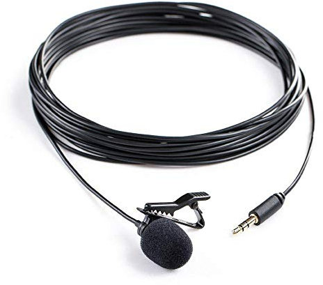 Saramonic SR-XMS2 Broadcast-Quality X/Y Stereo Lavalier Omnidirectional Microphone with 3.5mm TRS Connector for DSLR Cameras, Camcorders, Recorders & Saramonic Devices