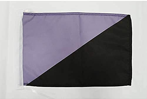 AZ FLAG Flagge Anarchoagorismus 45x30 cm Polyester 100D Kordeln