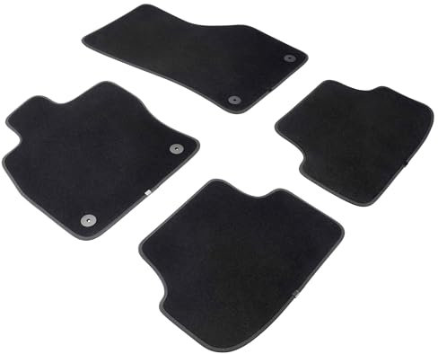 WALSER Premium Auto Teppiche für Audi A3 Sportback 2012-Heute, A3 Limousine 2013-Heute, 100% passgenaue Auto Fußmatten Made in Europe, Fußmatte Auto, Autoteppich Auto, Fussmatten Auto