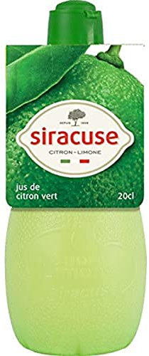 Siracuse Verde, zumo de lima, botella de 20 cl