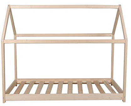 PANDA Lit Cabane 70x140cm, brut