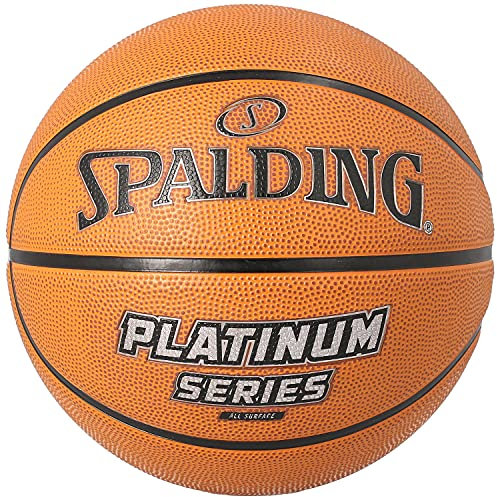 Spalding NBA Platinum Precision Ball 76307Z; Unisex Basketball Ball; 76307Z_7; orange; 7 EU (7 UK)