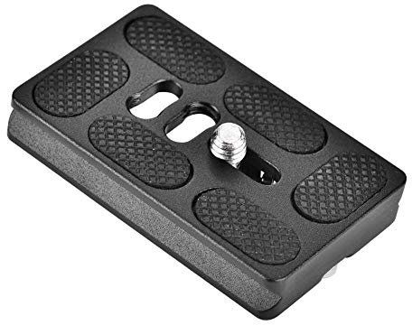Schnellwechselplatte mit 1/4-Zoll-Schraubbefestigung 40/50/60/70 / 100mm Schnellwechsel-Adapter für Arca für Benro Einbeinstativ-Stativkugelkopf-Spiegelreflexkamera(PU60)