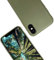 eplanita Bio iPhone XS Max Hülle, Pflanzenfaser, Fallschutz Cover, Langlebig und Nachhaltig (Khaki, iPhone XS Max)