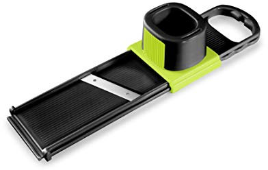 Ibili 730210 LAMINADOR DE AJOS, Stainless Steel, Negro