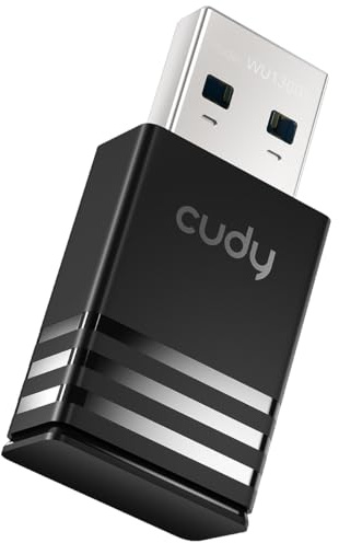 Cudy Wi-Fi 5 High-Gain USB Adapter AC1300 MU-MIMO WPA3, WU1300S