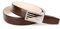 Anthoni Crown Herren Ledergürtel Gürtel, Braun, 85