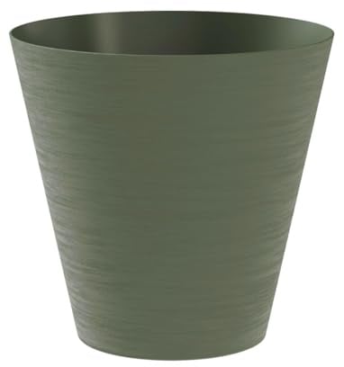 TERAPLAST Pflanztopf Hoop rund 30 cm Durchmesser Olive/Forest