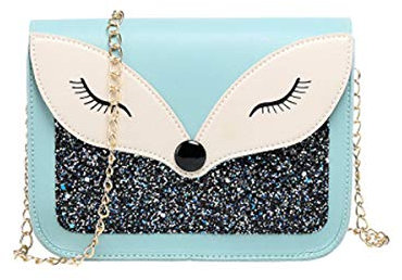 ANPTER Kleine Umhängetasche für Mädchen, trendig, Umhängetasche, Handtasche, Schultertasche, Crossbody Tasche, Handtasche, Telefon, Shoulder Bag für Kinder, Damen, Blaue kleine Umhängetasche, S,