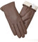 vislivin Vollhand Touchscreen-Handschuhe für Damen Leder Handschuhe Warmer Winter SMS Autofahren Handschuh Braun S