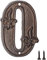 Zayookey Hausnummern aus Gusseisen 12 cm Adressnummernschild Metal House Numbers Rustikale Hausnummern aus Metall für Draußen Briefkasten Garten Tür (Nummer 0)