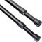 2Packs Net Curtain Tension Rods for Wardrobe Tension Rods with 4PCS Rods Holders for Cupboards, Bathroom, Windows 83-150 Cm/31.5-59.05 Inch Black(Diameter:22mm)