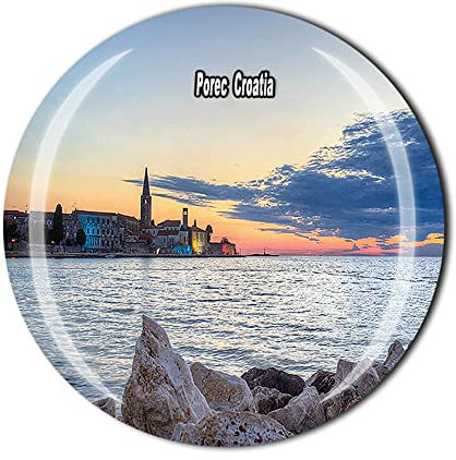 Porec Kroatien Kühlschrankmagnet Kristall Touristen Souvenir Geschenkkollektion Kühlschrank Magnetischer Aufkleber