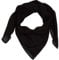 Baumwolltuch Schal Kopftuch Damen Herren Unisex Bandana Halstuch Accessoire Multifunktionstuchviele Atmungsaktiv und Weich Gesichtsschutz für Herbst und Winter Farben 100x100 cm (Schwarz)