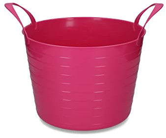 Vplast Pferd Zubehör Bucket V-Trug Flexi Pink 14 L