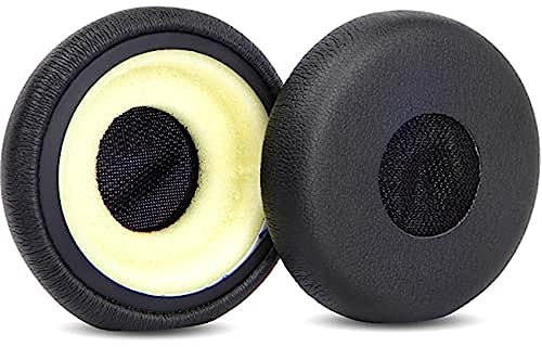 TaiZiChangQin Almohadillas de Repuesto para Auriculares compatibles con Jabra HSC016 HSC017 HSC018W HSC012 (Almohadillas de Cuero de proteína)