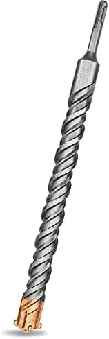 Meccion SDS Plus Hammerbohrer 14mm x 350mm, Professionell Betonbohrer mit 4 Hartmetall Schneiden, Ideal zum Bohren in Stein, Beton, Naturstein, Ziegelmauer