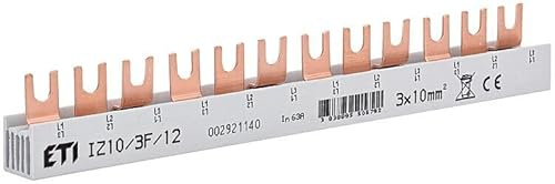 Isolierter Stangensatz ETI, IZ10/3F/12, 3-polig