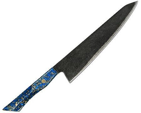 FBITE Edelstahl-Küchenmesser 10Cr15Mov 3 Schichten Verkleidung Stahl Chef Cleaver Messer Kochen