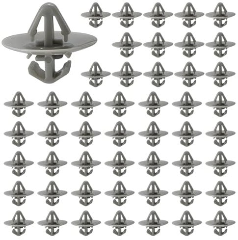 MYHOGOOD 50 Pcs Plastic Car Trim Clips, Side Door Moulding Panel Fasteners, Moulding Lower Trim Clips Car Body Trim Clips For Vauxhall Vivaro/Renault