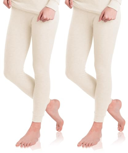 Celodoro 2er Pack Damen Ski- & Thermo Unterhosen - Lange Winter Unterhose extra Soft