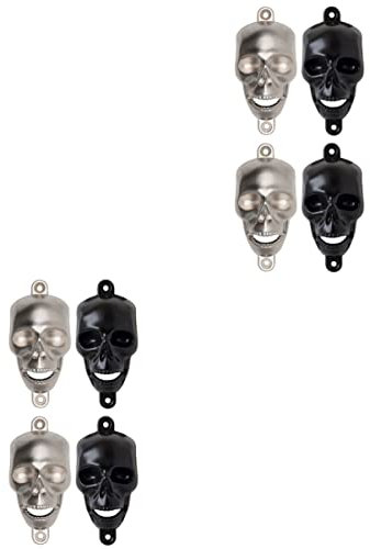 Ciieeo 2 Juegos Abrebotellas Calavera Pared Del Cráneo De La Vendimia Taza De Halloween Tapas Abrebotellas Cerveza Destapador De Cerveza Abridor De Latas De Cerveza Abrelatas 4 Uds * 2