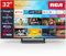 RCA Smart TV 32 Pulgadas LED HD Google Televisión con Google Assistant, Google Play Store, WiFi, Bluetooth, Chromecast Incorporado, Sintonizador Digital (SRG32HQ1C, 2025)