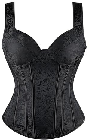 KUOSE Women's Steampunk Gothic Push Up Corset Shapewear Lingerie Bodyshaper Top
