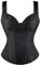 KUOSE Women's Steampunk Gothic Push Up Corset Shapewear Lingerie Bodyshaper Top