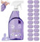Drclean Spray nettoyant pour four, nettoyant multi-surfaces avec tablettes de nettoyage concentrées (1 bouteille + 20 pièces)